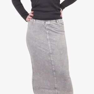 Hard Tail Gray Maxi Skirt